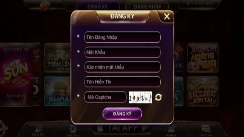 Khi đăng ký Sunwin bạn cần phải truy cập link đăng ký chính thức